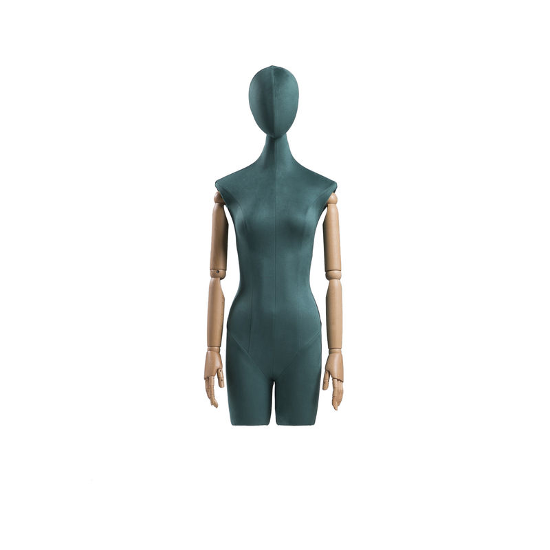 Meerdere kleuren half lichaam vrouwelijk mannequin, 63cm taille rechtop half mannequin stand