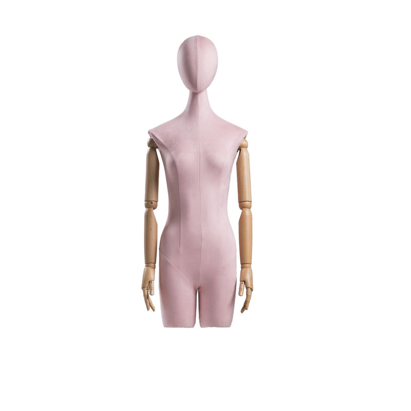 Meerdere kleuren half lichaam vrouwelijk mannequin, 63cm taille rechtop half mannequin stand