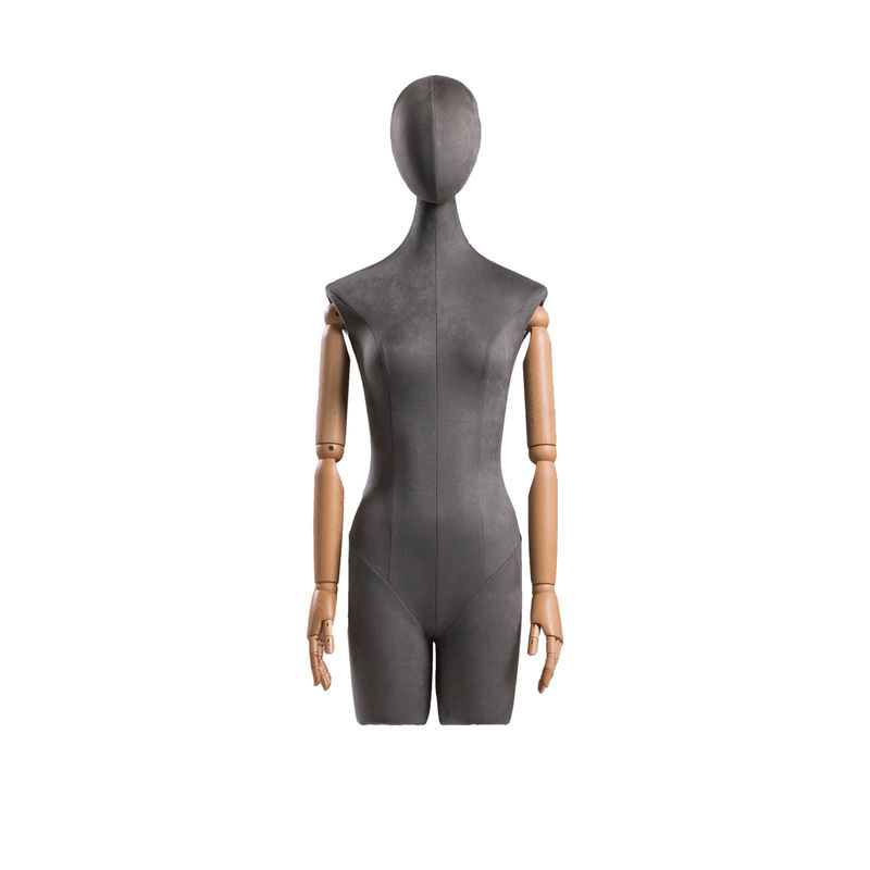 Meerdere kleuren half lichaam vrouwelijk mannequin, 63cm taille rechtop half mannequin stand