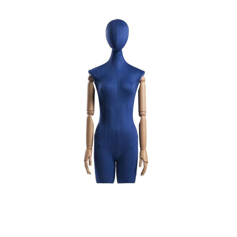 Meerdere kleuren half lichaam vrouwelijk mannequin, 63cm taille rechtop half mannequin stand