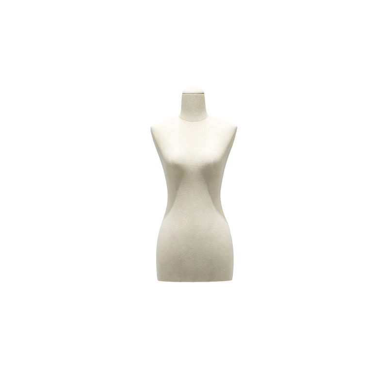 Kleuren half lichaam vrouwelijke mannequin, half lichaam mannequin zonder hoofd en armen