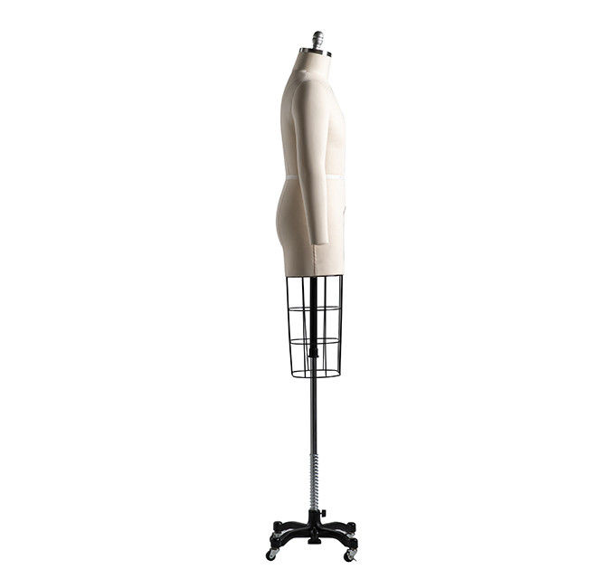 Verstelbare kleermakers Kledingvorm Mannequin Stand Met Kooi Dummy Europe Grootte